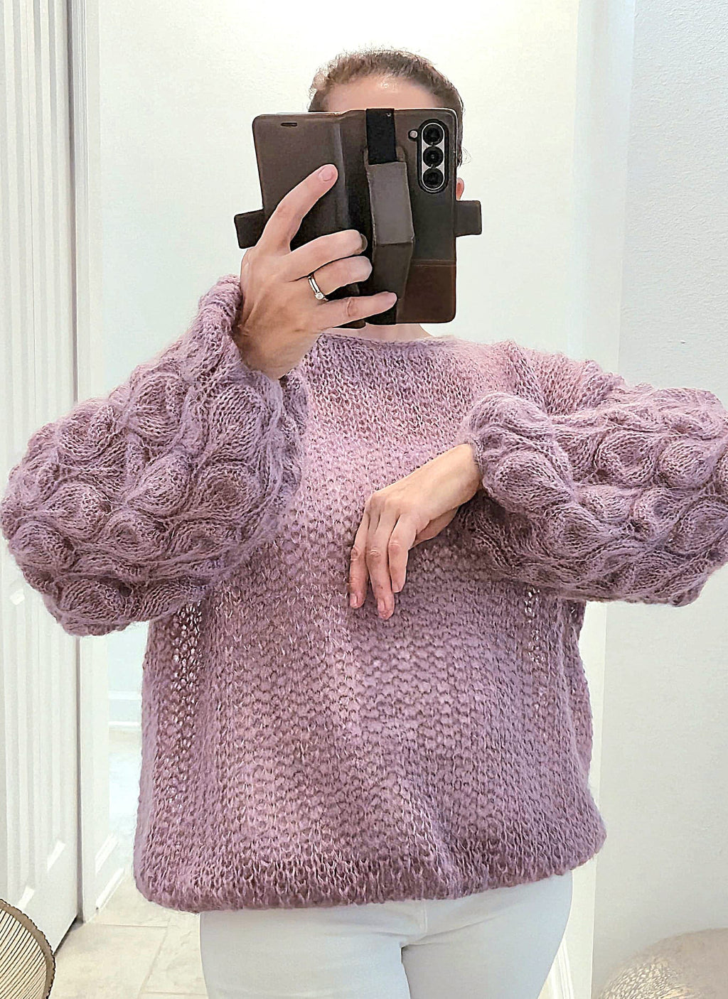 Lavender Cloud Sweater