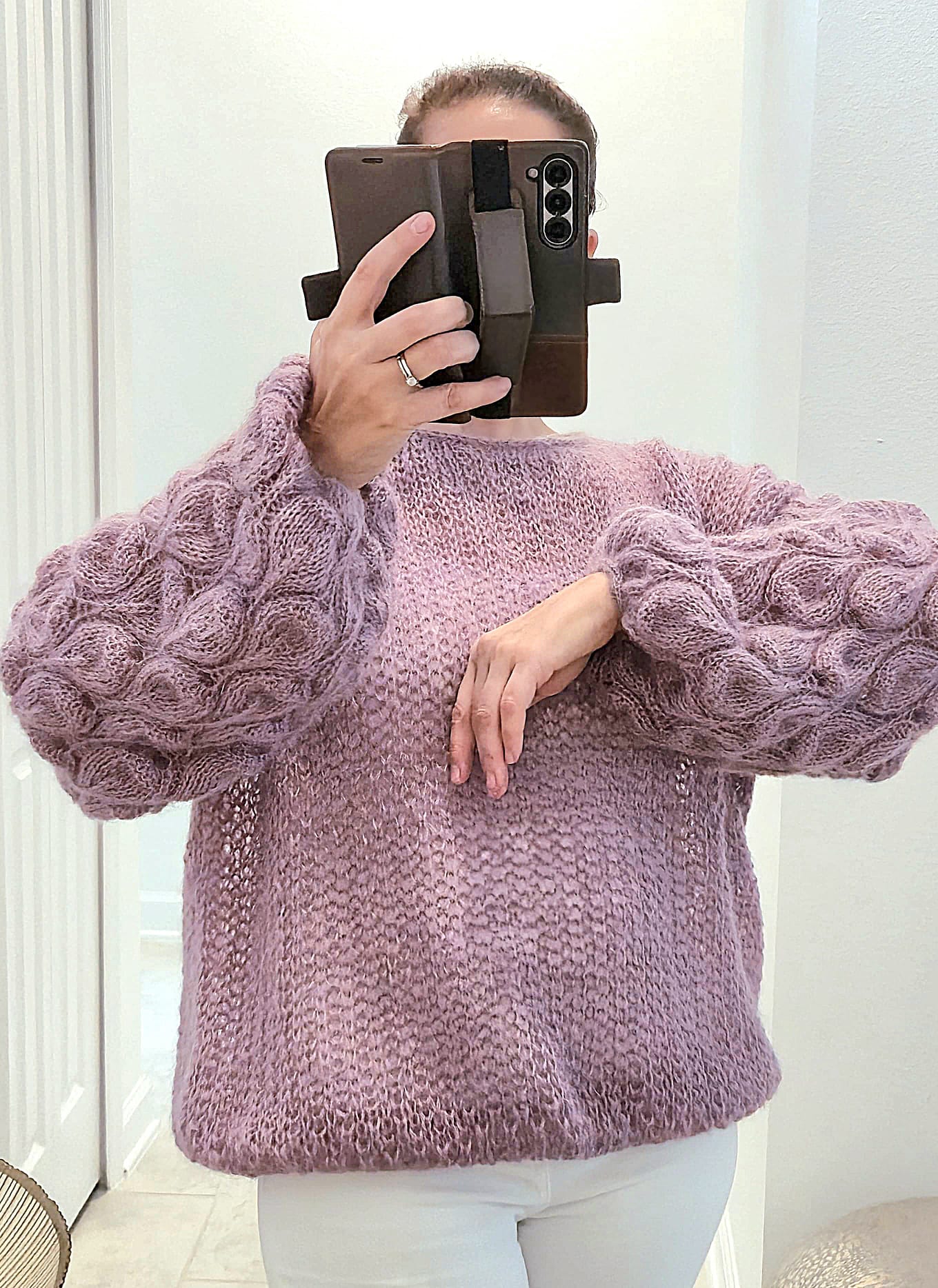 Lavender Cloud Sweater
