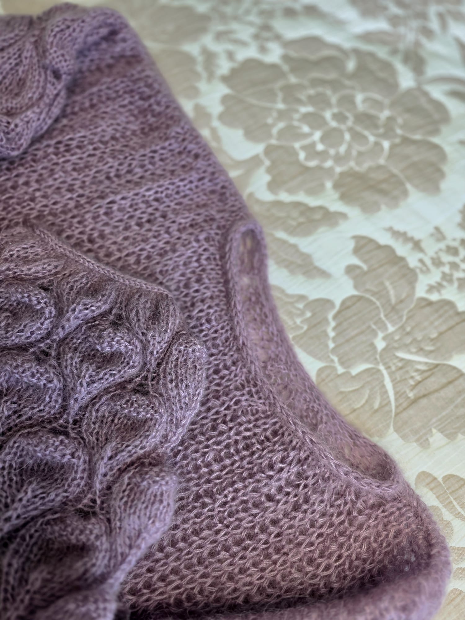Lavender Cloud Sweater
