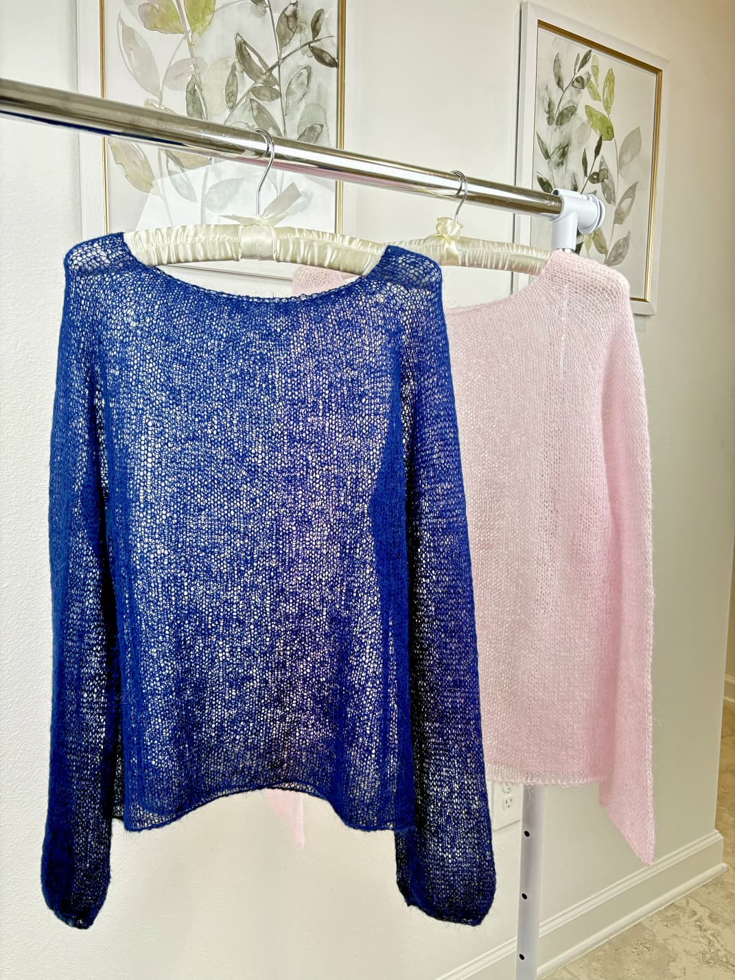 Blush Handmade Knit Sweater - SILENT STUDIO