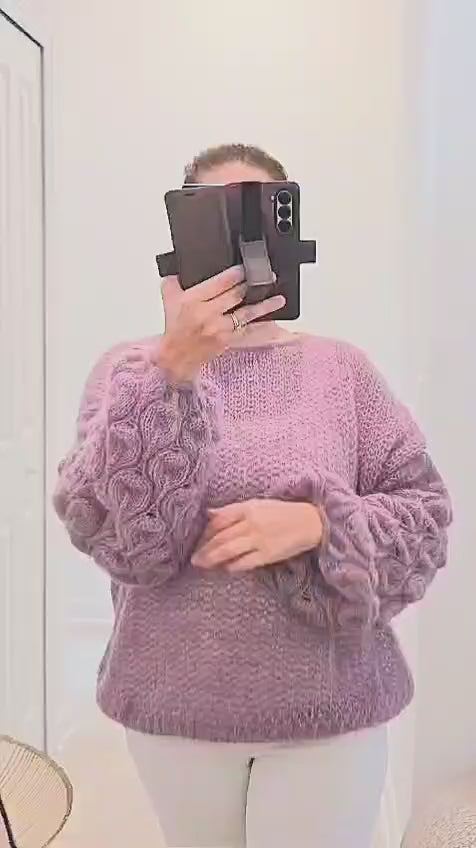 Lavender Cloud Sweater