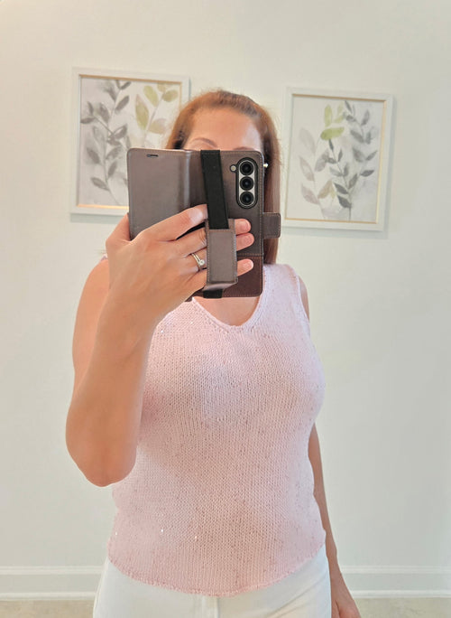 Pink Knit Top